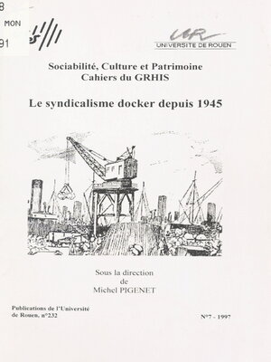 cover image of Le syndicalisme docker depuis 1945